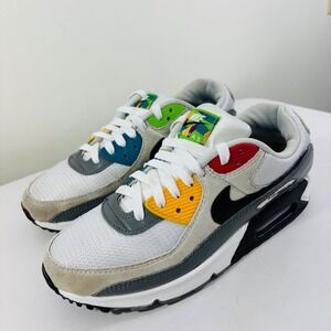 Nike Air Max 90 Peace & Love Swoosh White Black Red Photon DM8151 100 Men Sz 8